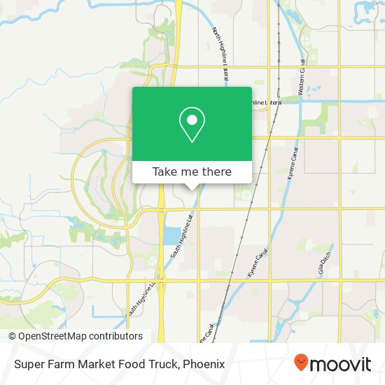 Mapa de Super Farm Market Food Truck
