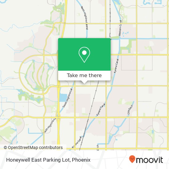 Honeywell East Parking Lot map