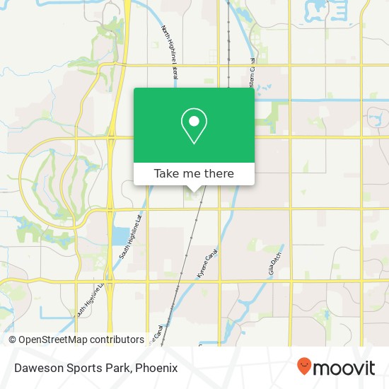 Daweson Sports Park map