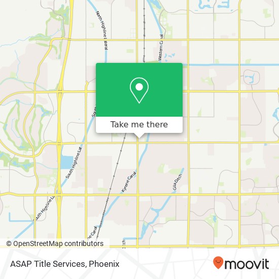 Mapa de ASAP Title Services