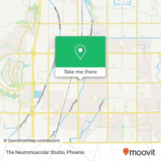 Mapa de The Neuromuscular Studio