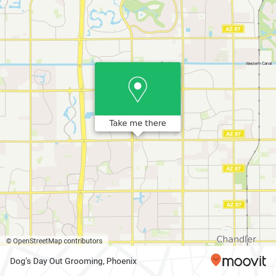 Mapa de Dog's Day Out Grooming