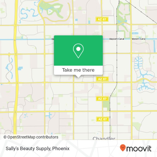 Mapa de Sally's Beauty Supply