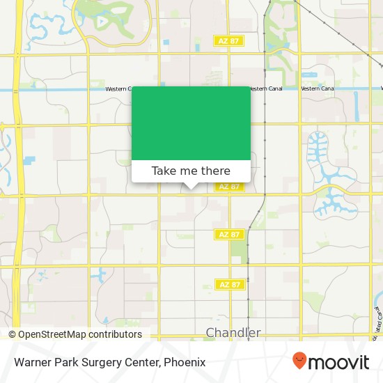 Warner Park Surgery Center map