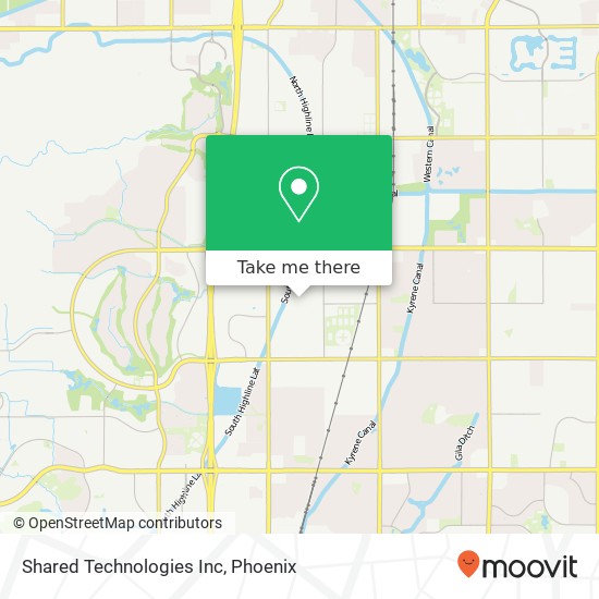 Shared Technologies Inc map