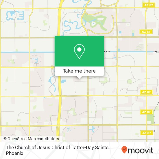 The Church of Jesus Christ of Latter-Day Saints map