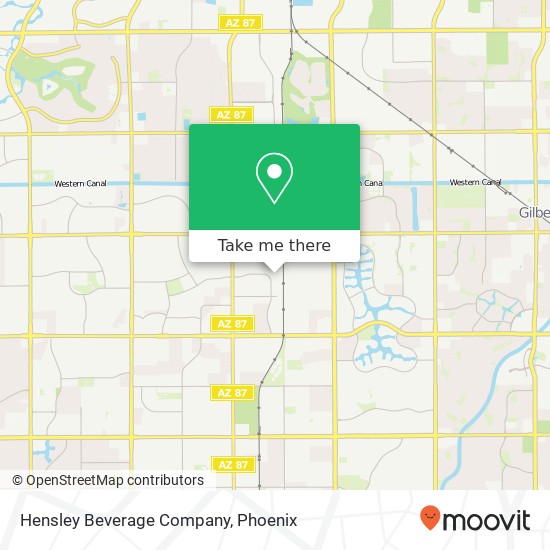 Hensley Beverage Company map