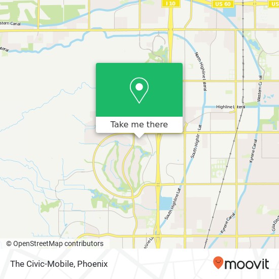 The Civic-Mobile map