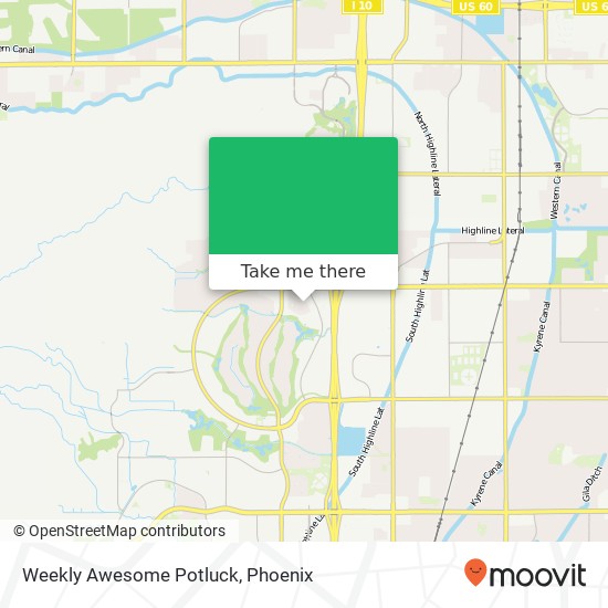Weekly Awesome Potluck map