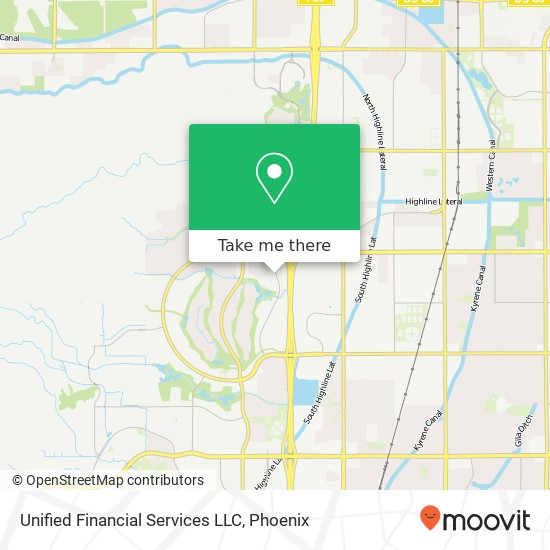 Mapa de Unified Financial Services LLC