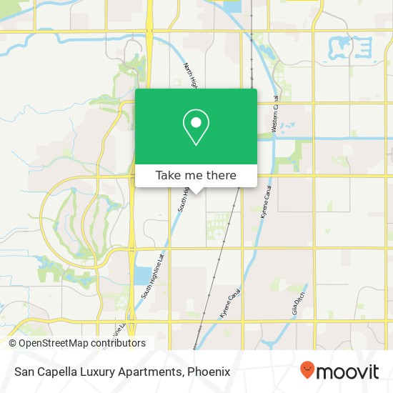 San Capella Luxury Apartments map