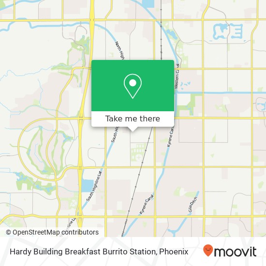 Hardy Building Breakfast Burrito Station map