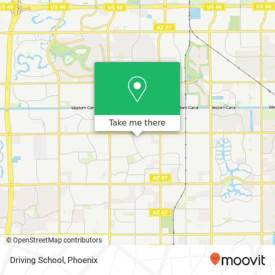 Driving School map