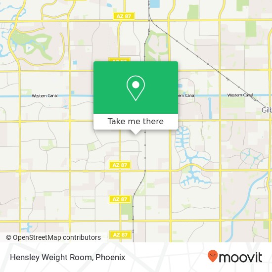 Mapa de Hensley Weight Room