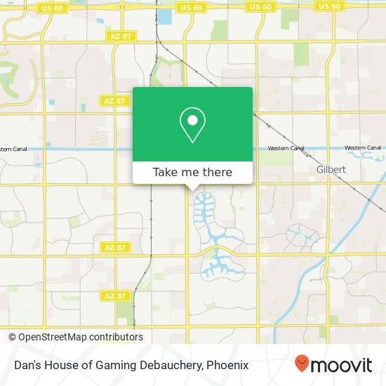 Mapa de Dan's House of Gaming Debauchery