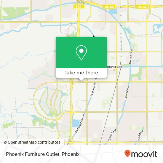 Mapa de Phoenix Furniture Outlet