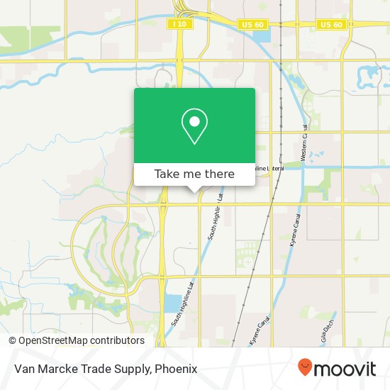 Van Marcke Trade Supply map