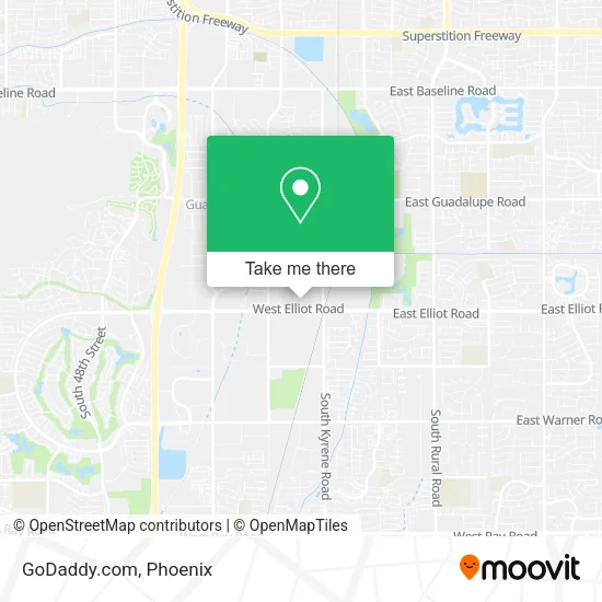 GoDaddy.com map