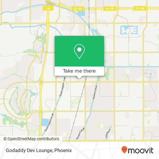 Godaddy Dev Lounge map