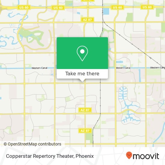 Mapa de Copperstar Repertory Theater