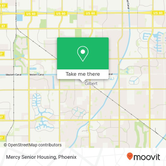 Mercy Senior Housing map