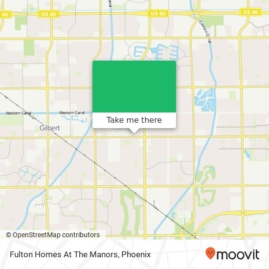 Mapa de Fulton Homes At The Manors