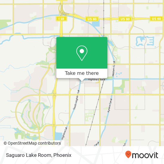 Saguaro Lake Room map