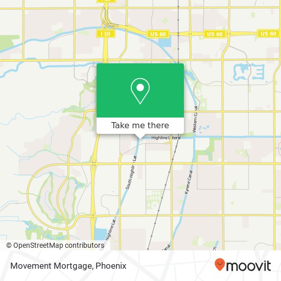 Mapa de Movement Mortgage