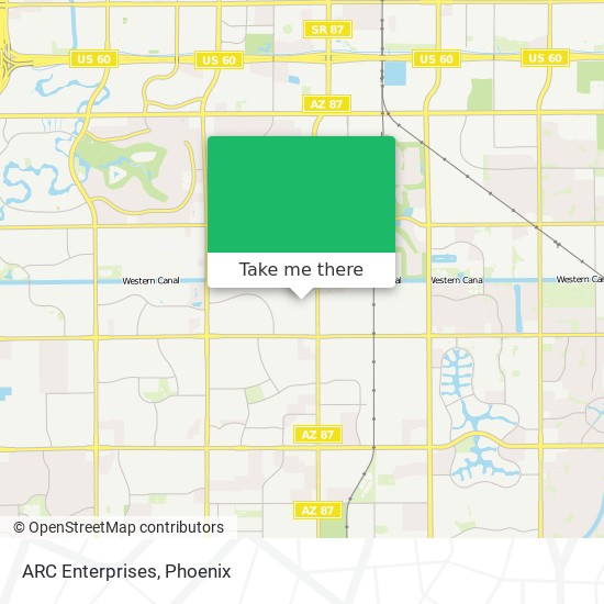 Mapa de ARC Enterprises