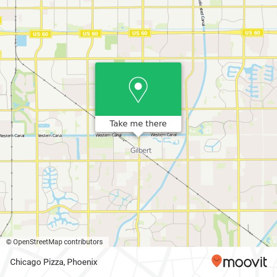 Mapa de Chicago Pizza
