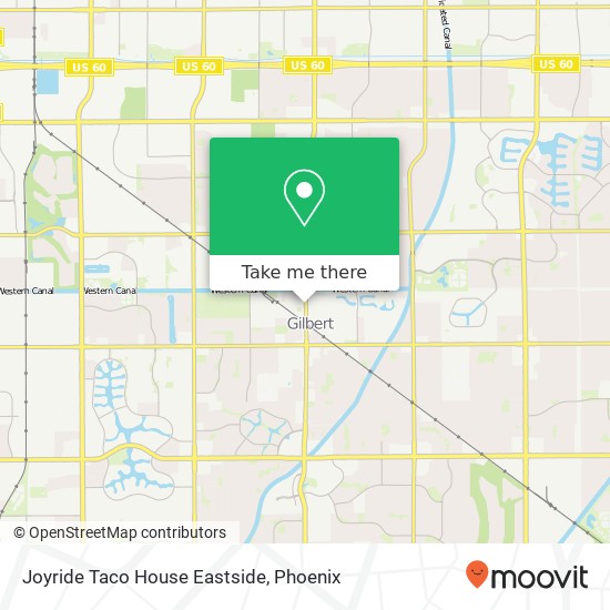 Mapa de Joyride Taco House Eastside