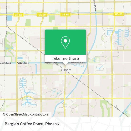 Mapa de Bergie's Coffee Roast