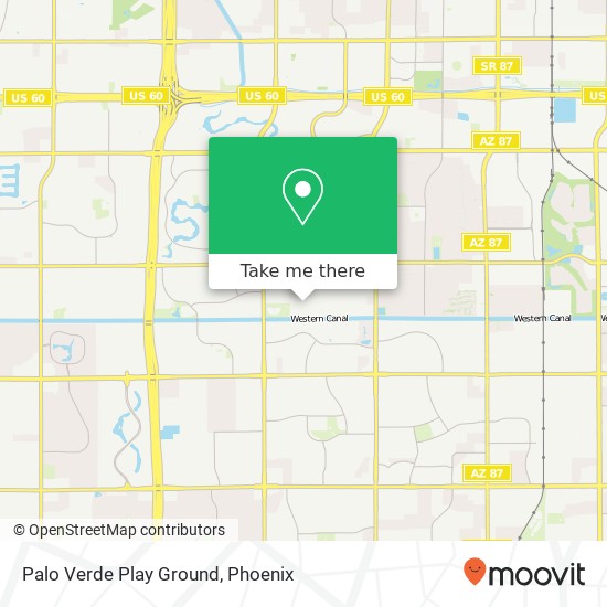 Palo Verde Play Ground map