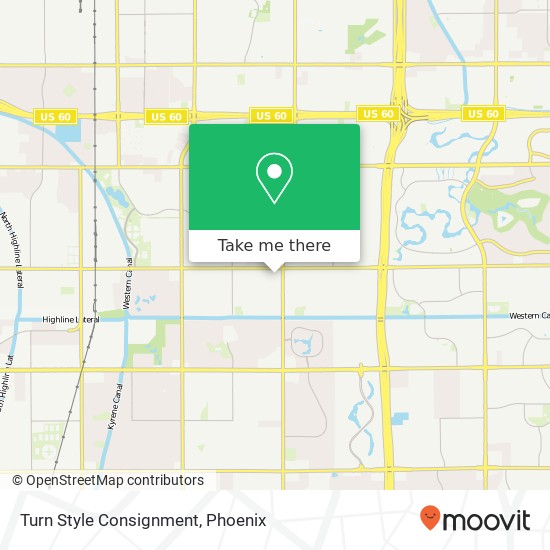 Turn Style Consignment map