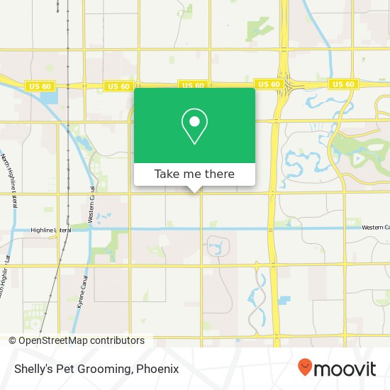 Shelly's Pet Grooming map