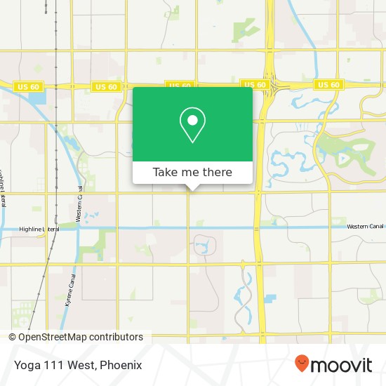Mapa de Yoga 111 West