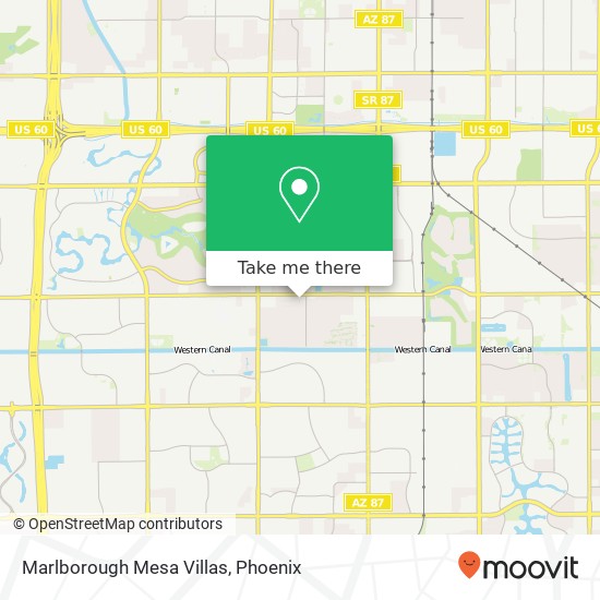 Marlborough Mesa Villas map