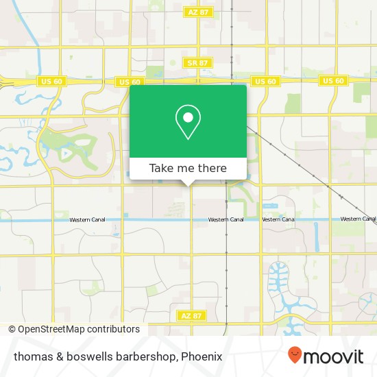 thomas & boswells barbershop map