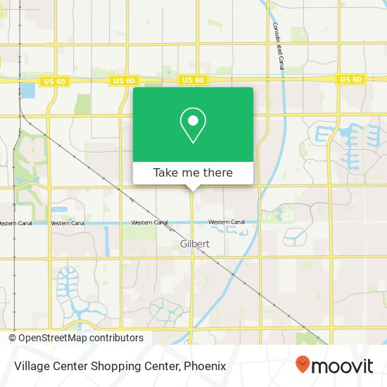 Village Center Shopping Center map