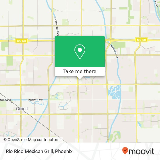 Rio Rico Mexican Grill map