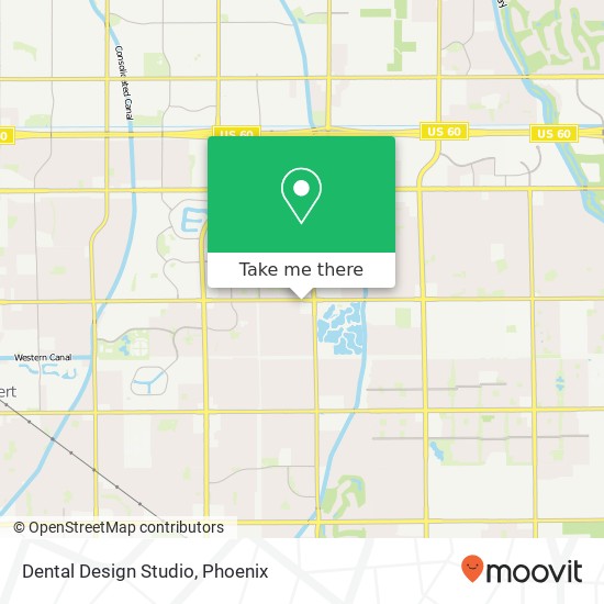 Mapa de Dental Design Studio