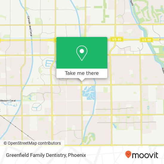 Greenfield Family Dentistry map