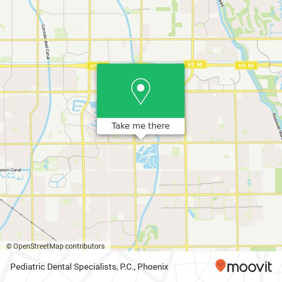 Mapa de Pediatric Dental Specialists, P.C.