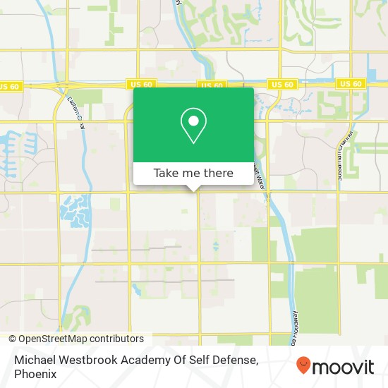 Michael Westbrook Academy Of Self Defense map