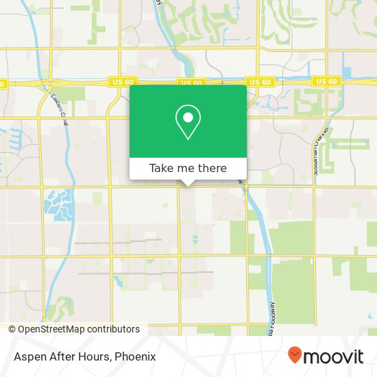 Aspen After Hours map