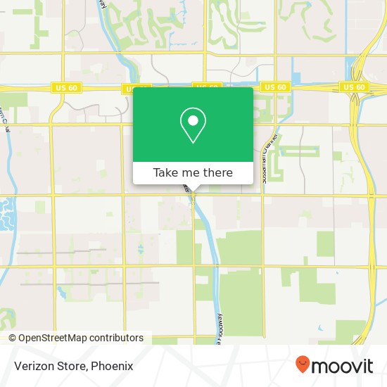 Mapa de Verizon Store