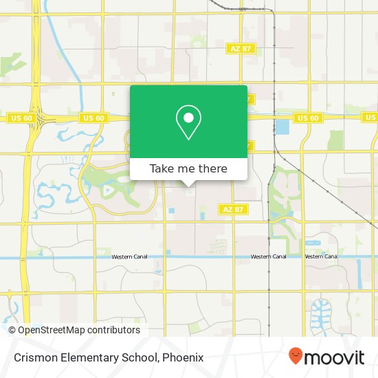 Crismon Elementary School map