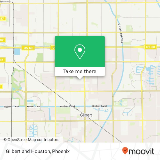 Mapa de Gilbert and Houston
