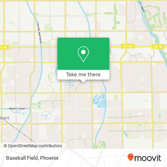 Baseball Field map