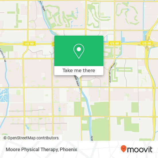 Moore Physical Therapy map